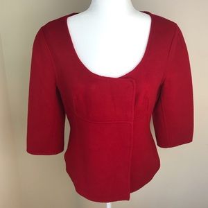 Talbots Red Wool Jacket Size 14P